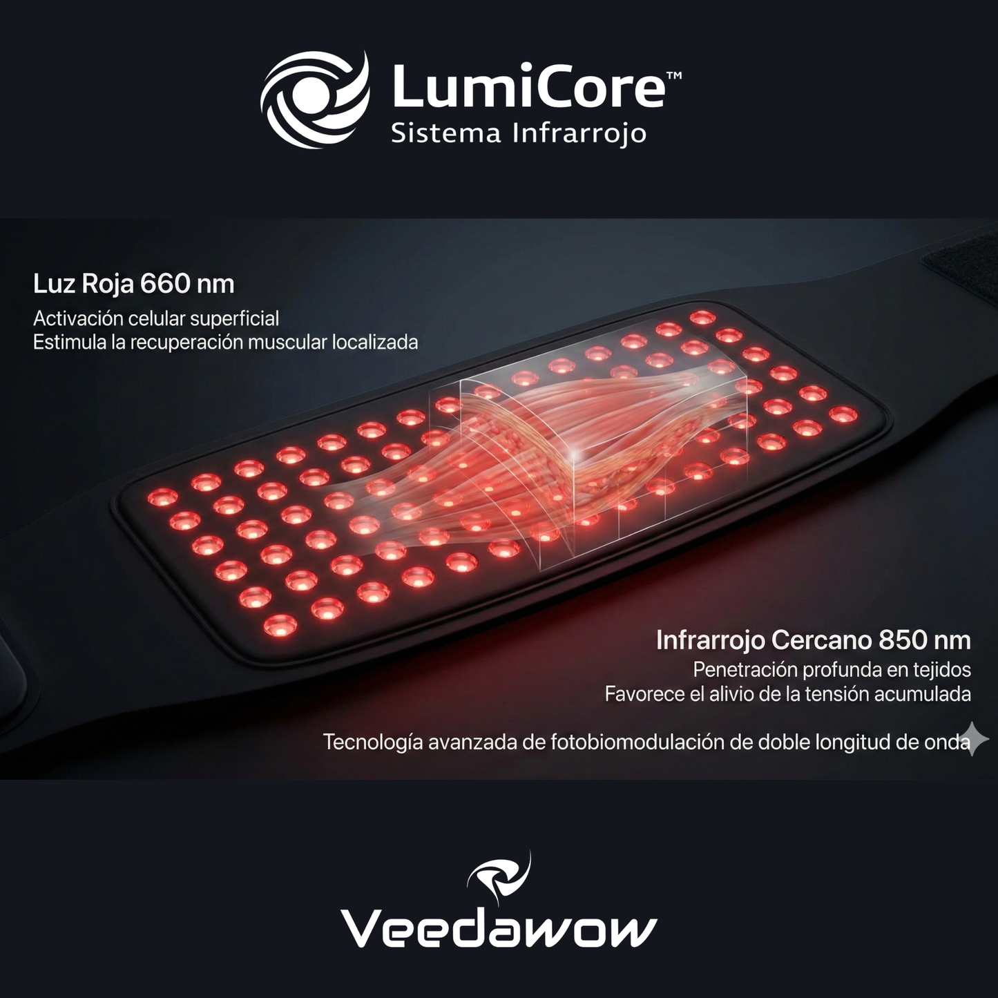 LumiCore™ Sistema Infrarrojo [Alivio Muscular y Movilidad]