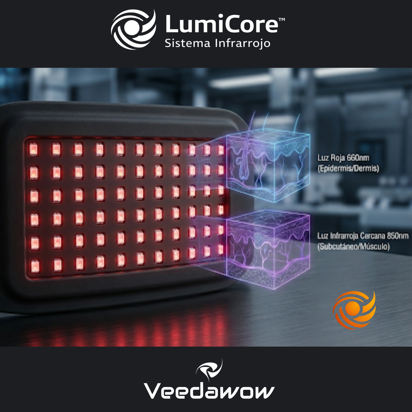 LumiCore™ Sistema Infrarrojo [Alivio Muscular y Movilidad]